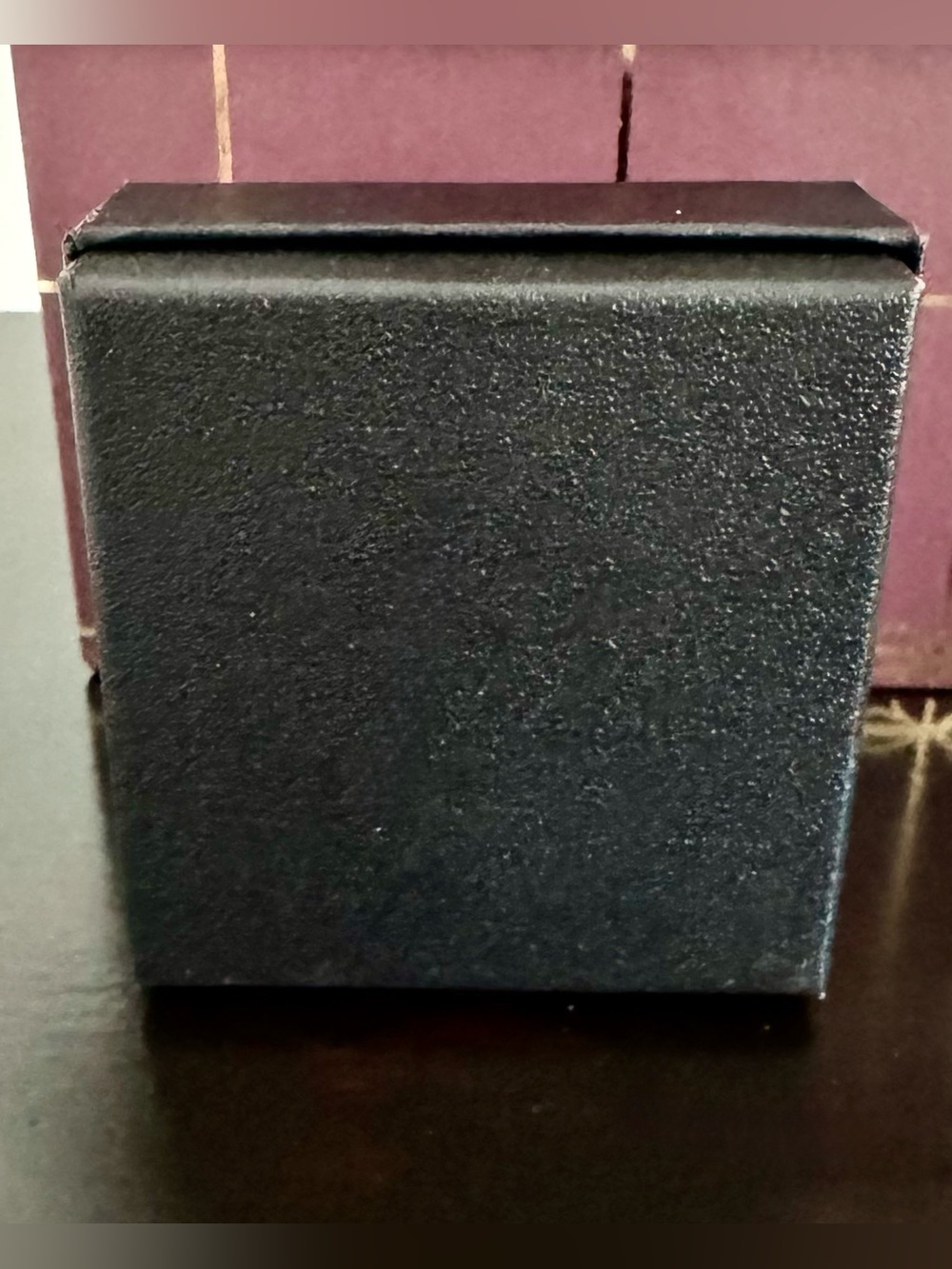 Authentic CHANEL Small Empty Jewelry Box 2.75x2.75 Ultra Suede Insert EUC - Picture 5 of 6